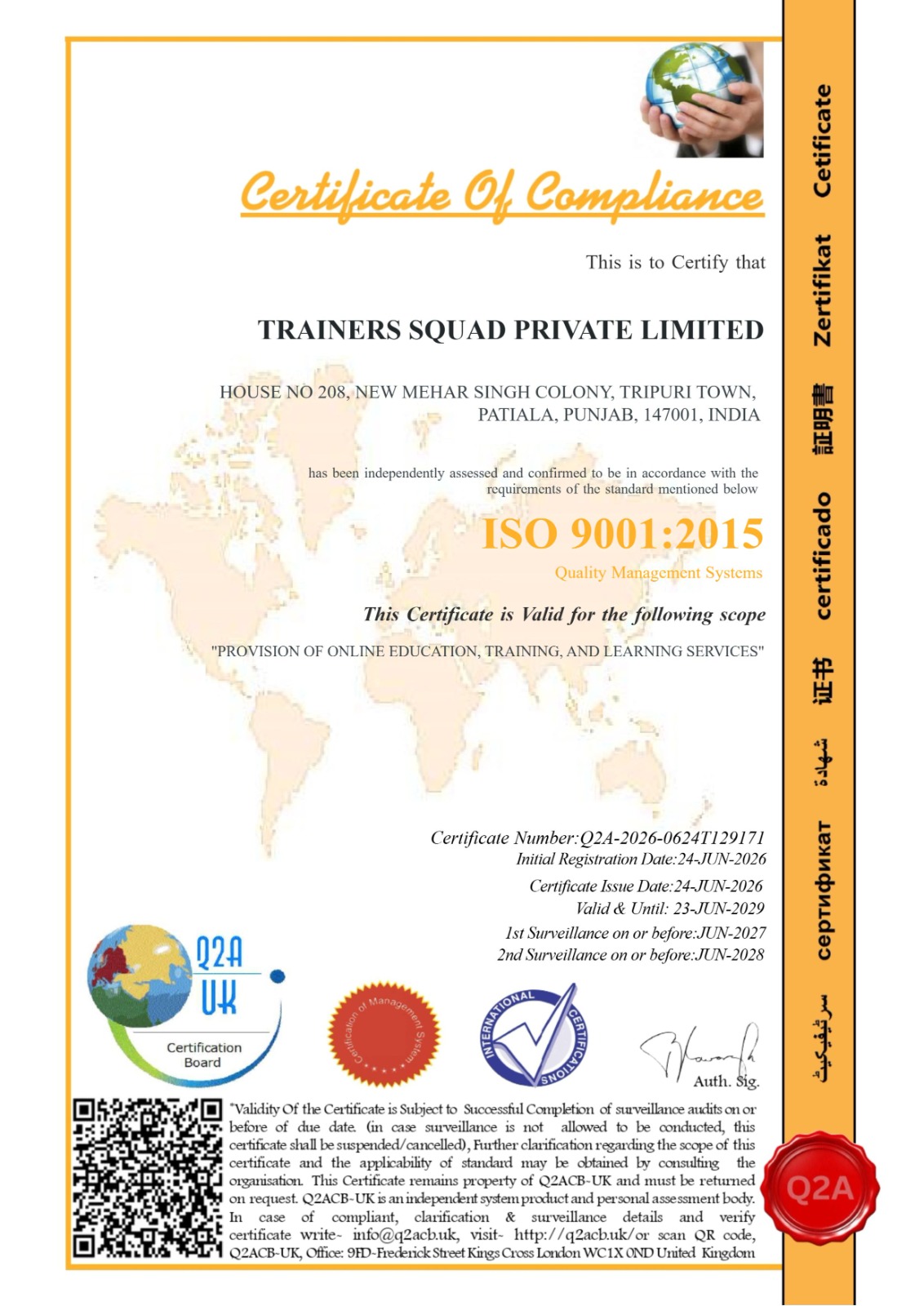 Professional Certification